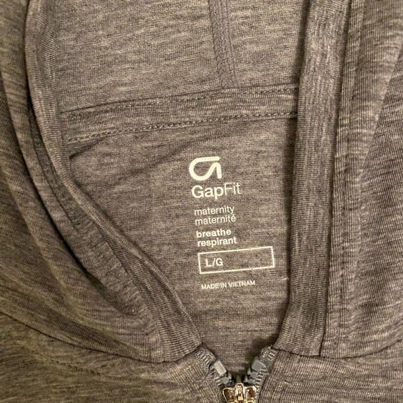 Gap Maternity long sleeve zip sweater - Picture 3 of 3